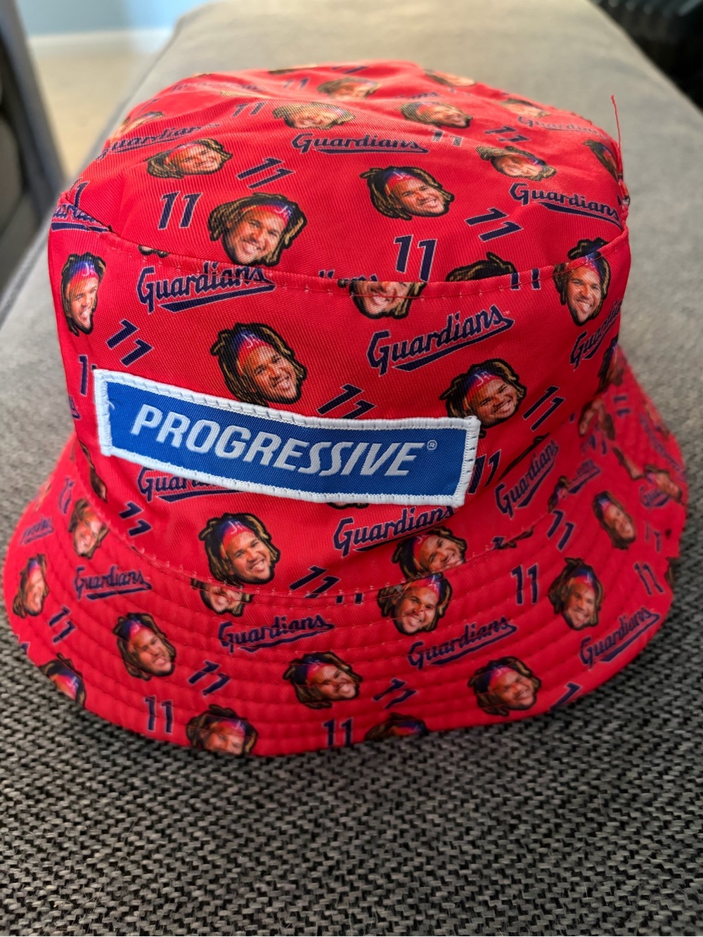 Cleveland Guardians MLB Jose Ramirez Promotional Reversible Bucket Hat